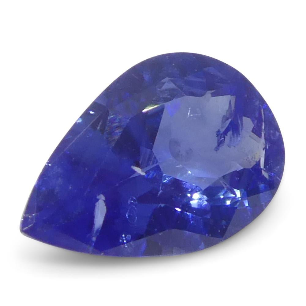 0.54 Karat birnenblauer Saphir aus Sri Lanka im Angebot 2