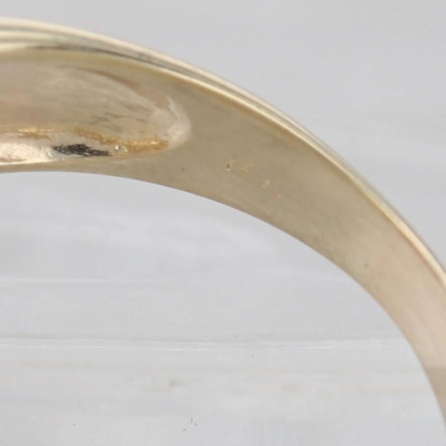 Anello con diamante champagne da 0,54 carati in oro giallo 14k, misura 7,5 in vendita 1