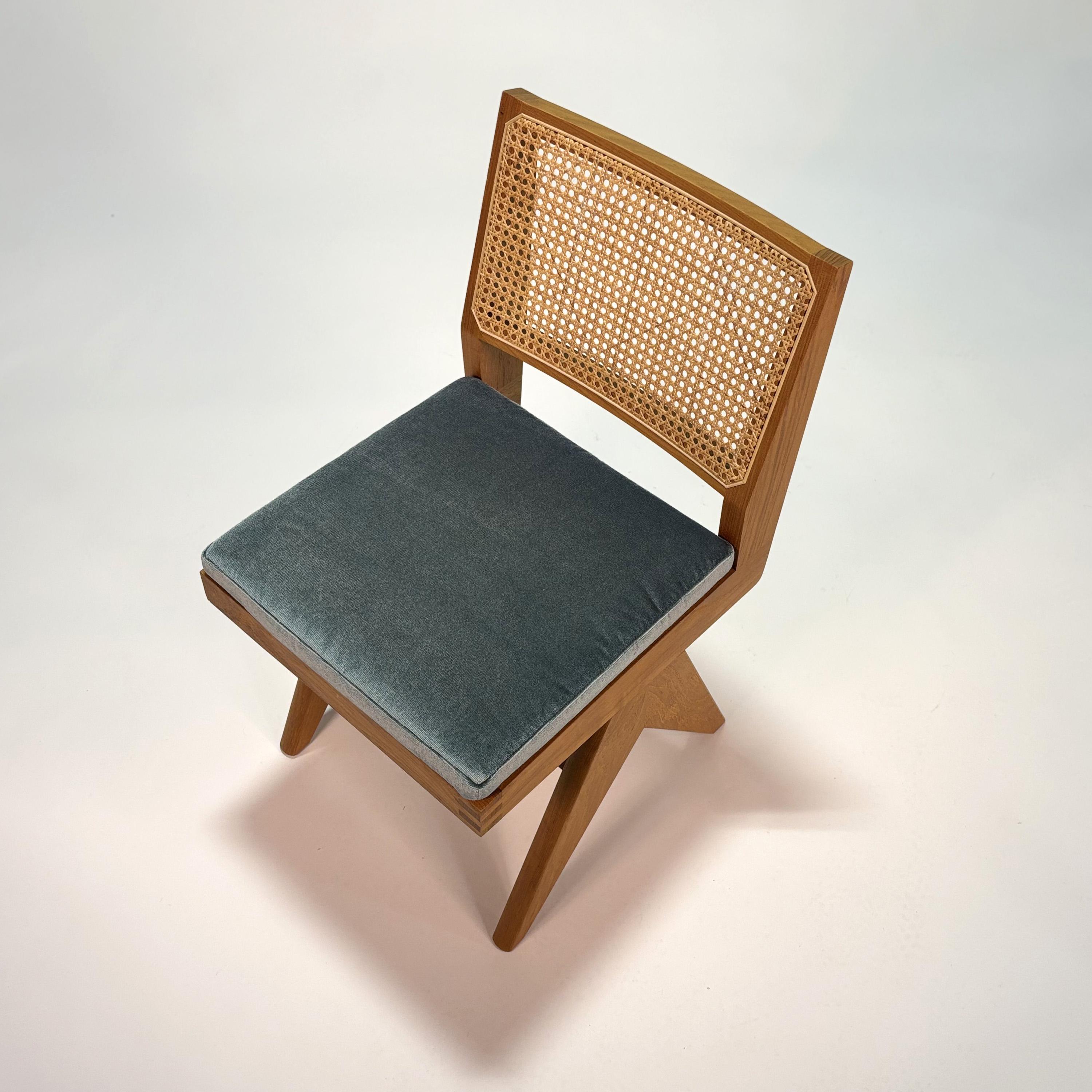 Cane 055 Capitol Complex Chair by Hommage a Pierre Jeanneret