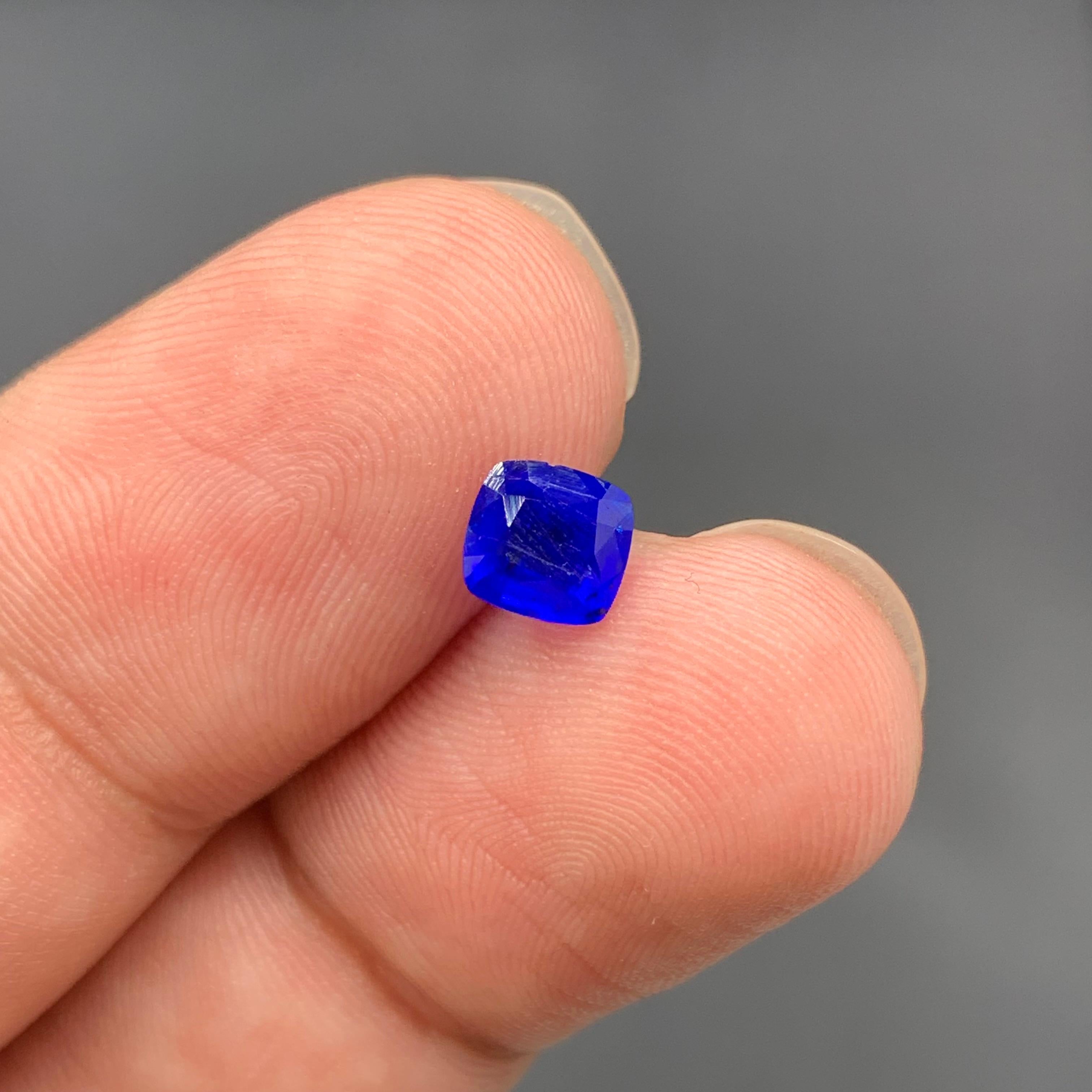 Loose Hauyne
Weight: 0.55 Carats
Dimension: 5.5 x 5.2 x 3.2 Mm
Origin: Badakhshan Afghanistan
Shape: Cushion
Color: Blue
Family: Sodalite
Treatment: Non
Certificate: On Demand
.
.
Hauyne is a rare and striking mineral that belongs to the sodalite