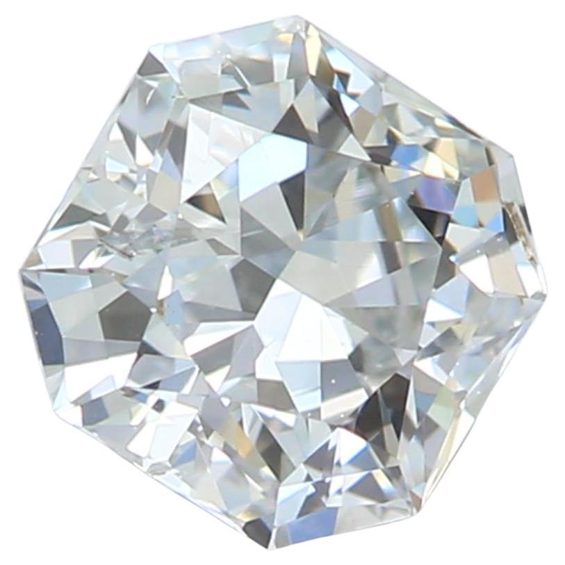 0.55 Carat Fancy Light Gray Blue Radiant Cut Diamond I1 Clarity GIA Certified