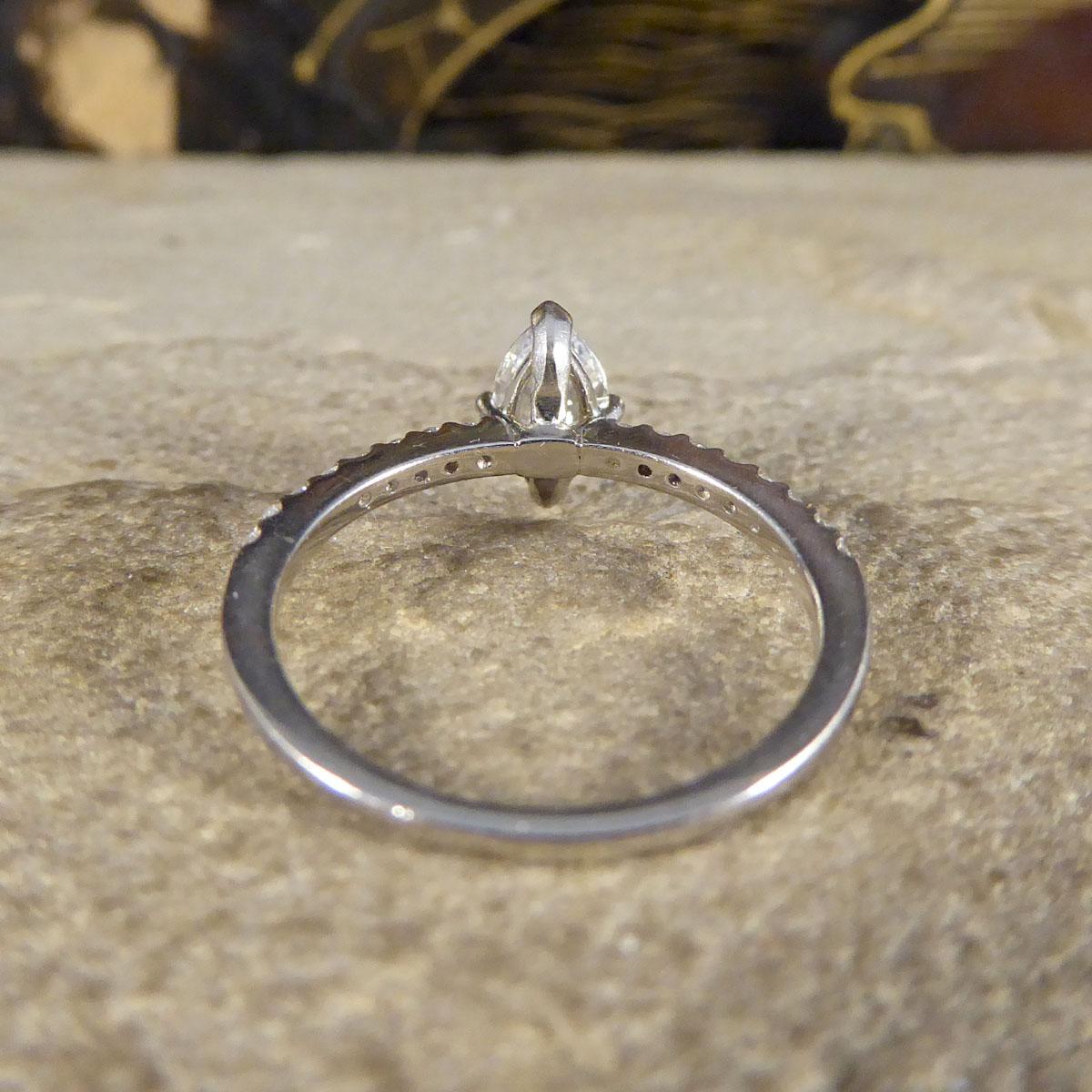 2 carat marquise solitaire diamond ring