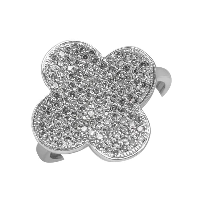 0.55CT Runder Diamant 14K Weißgold