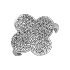 0.55CT Runder Diamant 14K Weißgold