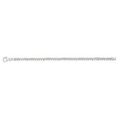 Bracciale con diamanti naturali da 0,56 carati G SI in oro bianco 14K