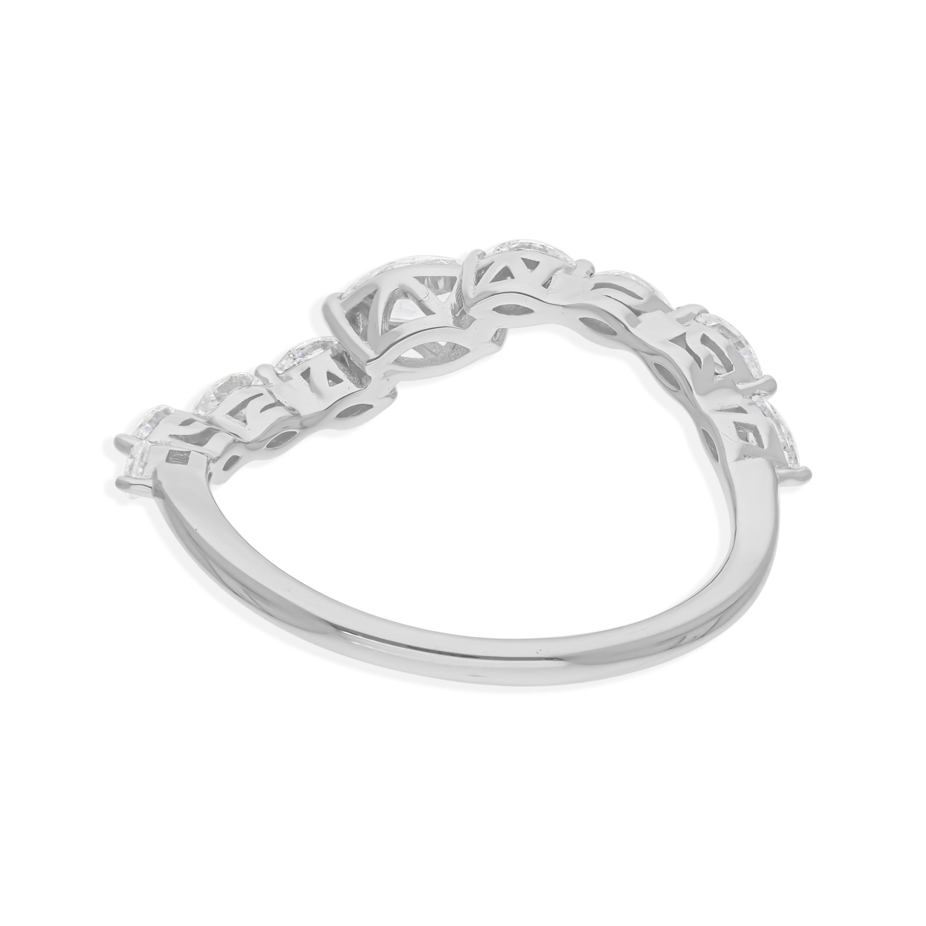 Dieser exquisite Ring ist aus 14-karätigem Gold gegossen und mit 0,56 Karat funkelnden Diamanten besetzt.

FOLLOW SPECTRUM JEWELS Storefront, um die neueste Collection'S und exklusive Stücke zu sehen. Spectrum Jewels ist stolz darauf, ein Top Seller