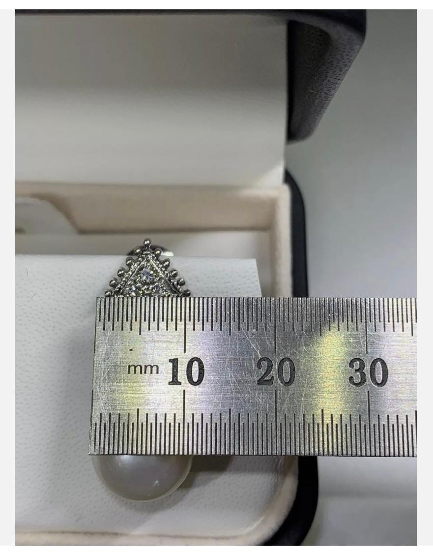 0.56ct Diamond chunky drop dangle earrings Or jaune 18ct Pour femmes en vente