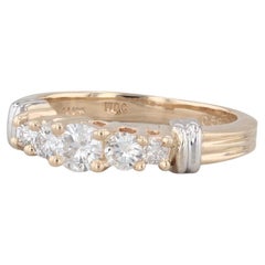 0.56ctw Tiered Diamond Ring 14k Yellow Gold Size 6.75 Engagement Anniversary
