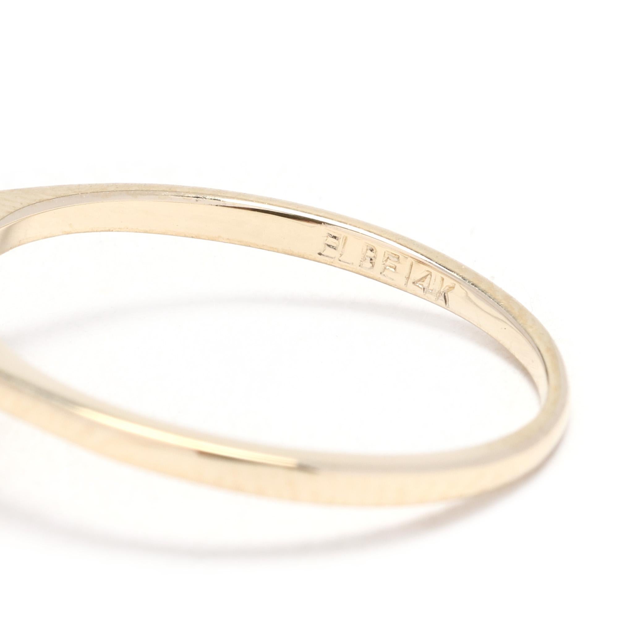 Women's or Men's 0.56tw Diamond and Ruby Cocktail Ring, 14k Yellow Gold, Ring Size 6.25 For Sale