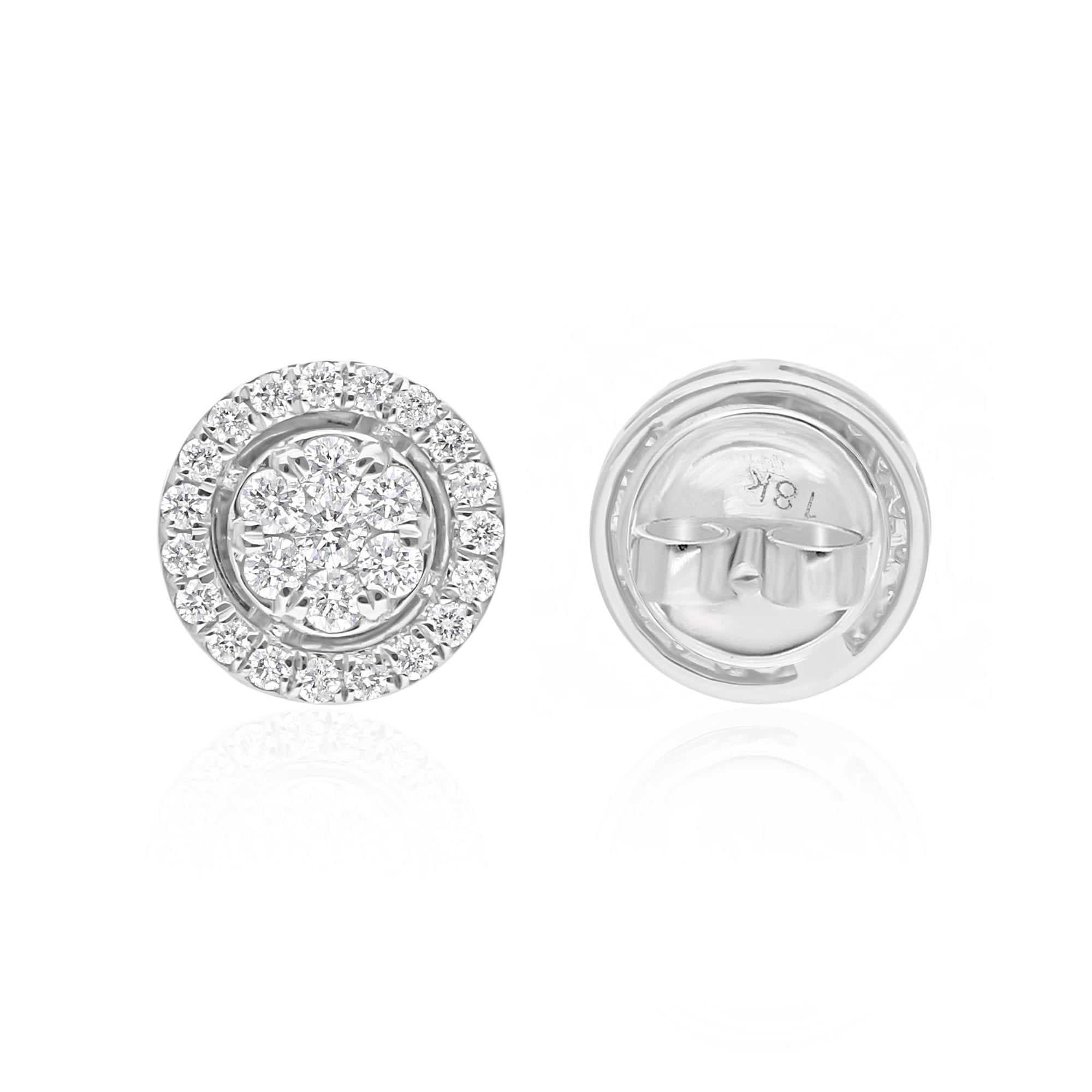 Coulées dans de l'or 14 carats, ces boucles d'oreilles exquises sont serties de 0,57 carats de diamants étincelants.

Suivez la vitrine de Spectrum Jewels pour découvrir la dernière collection et les pièces exclusives. Spectrum Jewels est fièrement