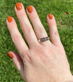 0.57 CTW Fancy Cocoa Brown Diamond Bague en or blanc 18 carats