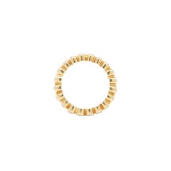 0.57ct Diamond and 18 Carat Yellow Gold Full Eternity Stacking Ring