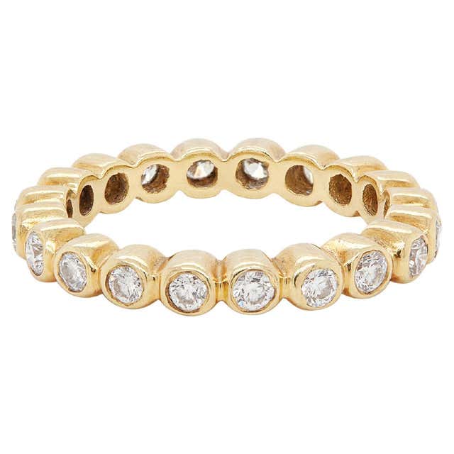 Stackable Rings For Sale 18 Carat White, Yellow and Rose Gold Stackable Bubble Rings For Sale at ...