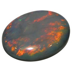 0.57ct Oval Cabochon Gray Opal from Australia