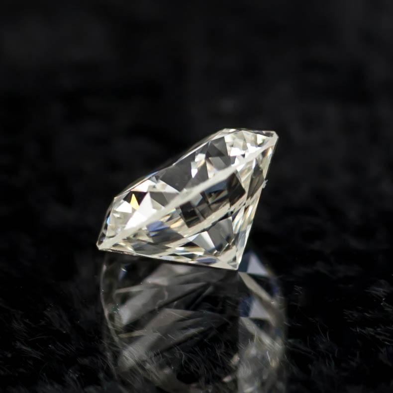 3.02 carat loose l / vs2 round brilliant cut diamond gia certified