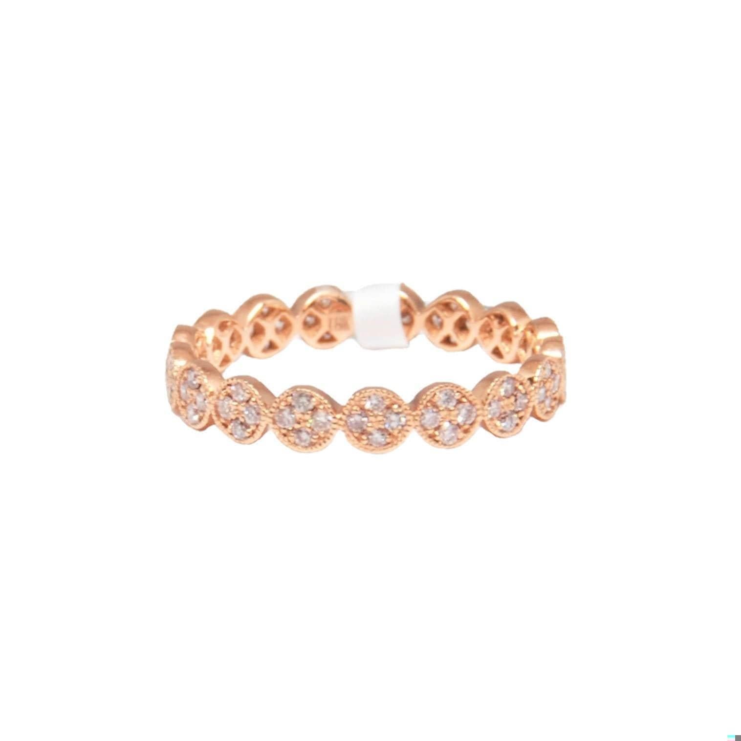 0.58 ct Diamond Band In New Condition For Sale In Chicago, IL