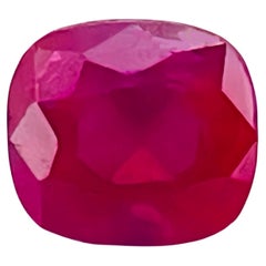 0.58 Ct GIA Certified Natural Unheated Burma Ruby Pigeon Blood Color Gemstone