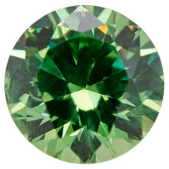 0.58 ct Lustrous Green Demantoid Garnet Loose Gemstone from Russia