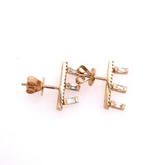 0.58ct Shay Diamond Chime Stud Earrings in 18ct Rose Gold