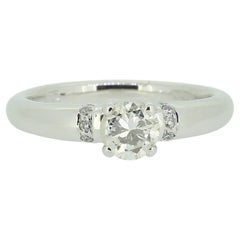 Anello solitario con diamante da 0,59 carati