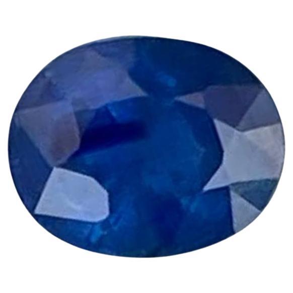 0.59 Carats Blue Sapphire Stone Oval Cut Sri lankan Gemstone