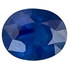 0.59 Carats Blue Sapphire Stone Oval Cut Sri lankan Gemstone