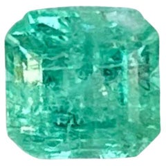 0.59 carats Untreated Natural Emerald Stone Emerald Cut from Afghanistan
