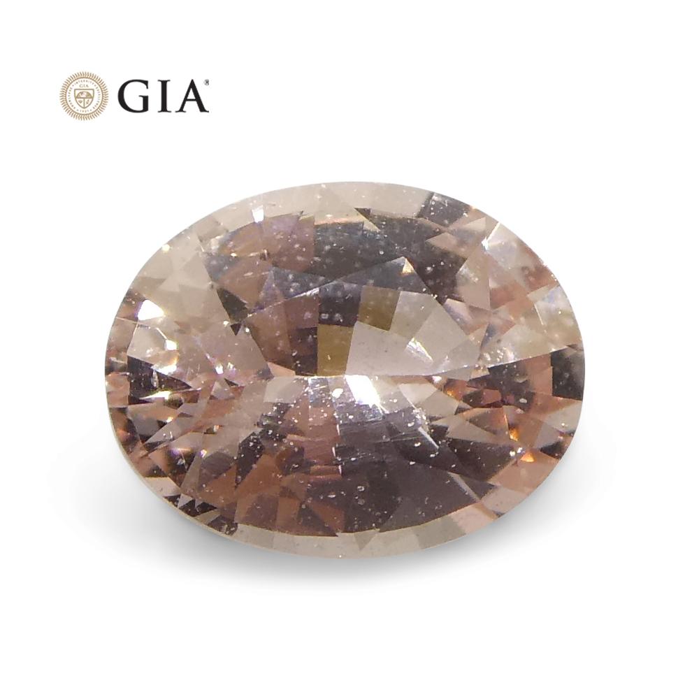 0.59ct Oval Pink Sapphire GIA Certified Madagascar For Sale 4