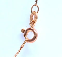 .05ct. Collana "Petite Star" con diamanti naturali, oro 14kt 12406*