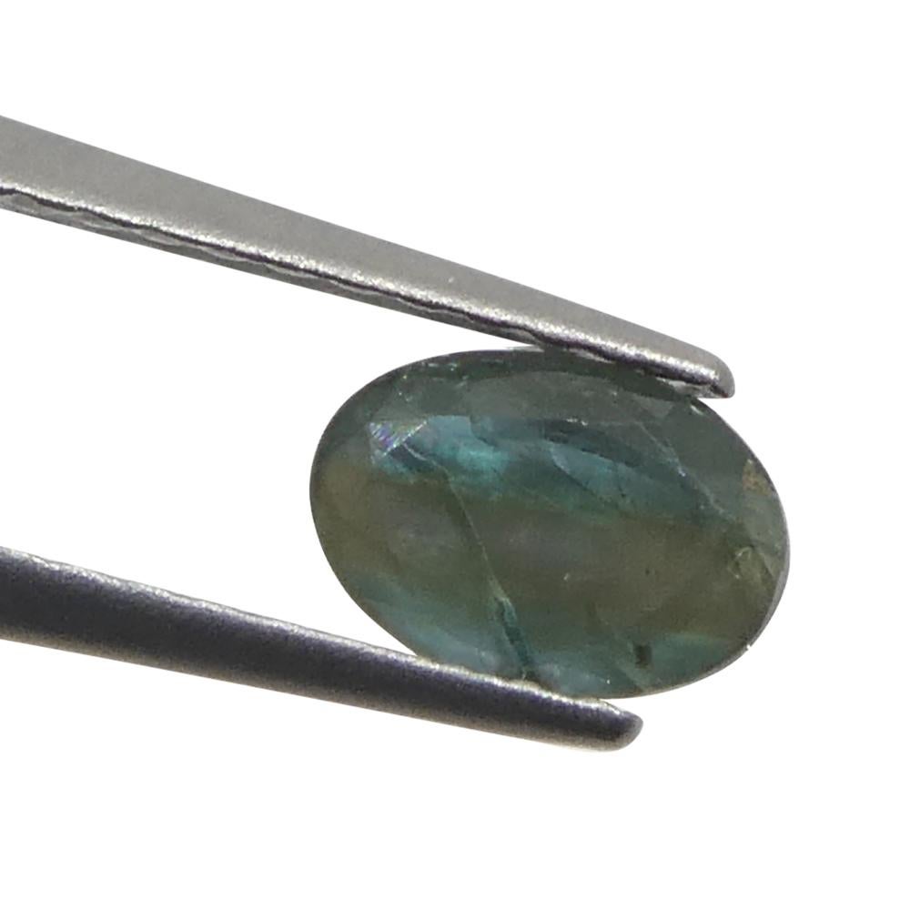 0.5ct Oval Bluish Green to Pinkish Purple Alexandrite from India For Sale 5