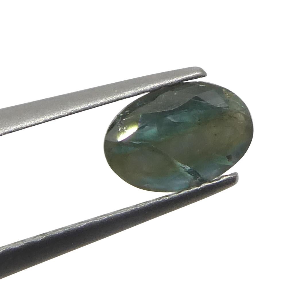 0.5ct Oval Bluish Green to Pinkish Purple Alexandrite from India For Sale 4