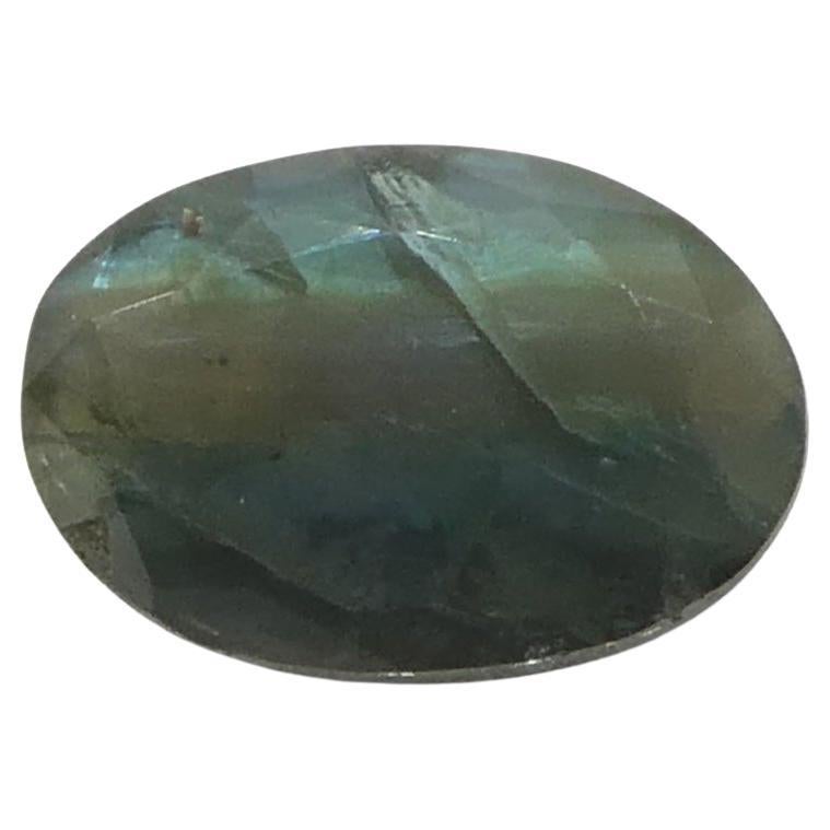 Description:

Gem Type: Alexandrite 
Number of Stones: 1
Weight: 0.5 cts
Measurements: 6.09 x 4.16 x 2.31 mm
Shape: Oval
Cutting Style Crown: Brilliant Cut
Cutting Style Pavilion: Step Cut 
Transparency: Translucent
Clarity: Moderately
