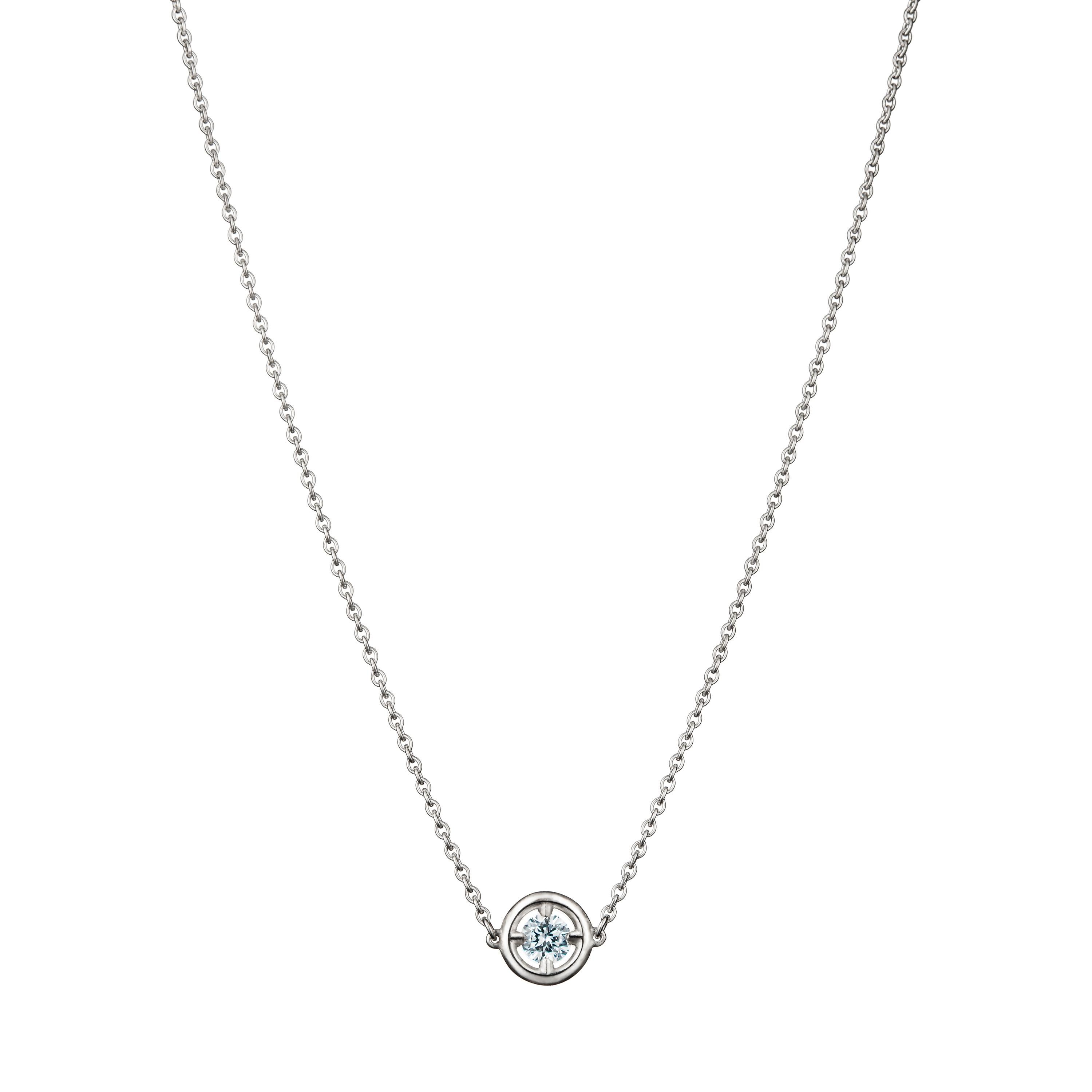 0.5 carat diamond necklace