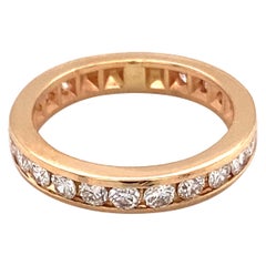 0.60 Carat Diamond Band Ring in 18 Karat Yellow Gold