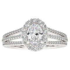 0.60 Carat Diamond Vow Collection Ring in 14K White Gold