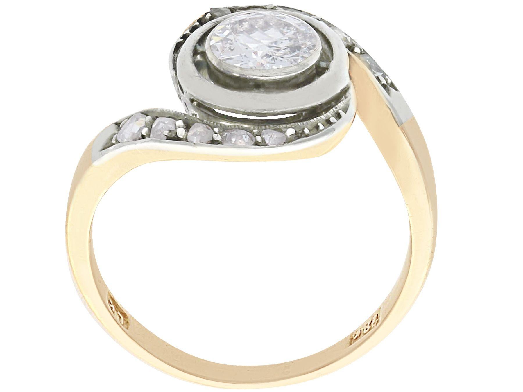 twist gold ring