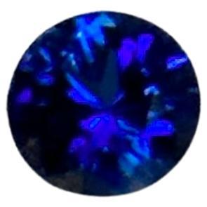 Saphir bleu royal traité à la diffusion de 0,60 carat en vente