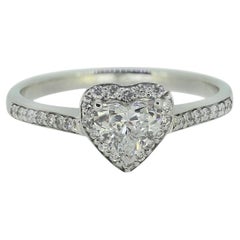 0.60 Carat Heart-Shaped Diamond Cluster Ring