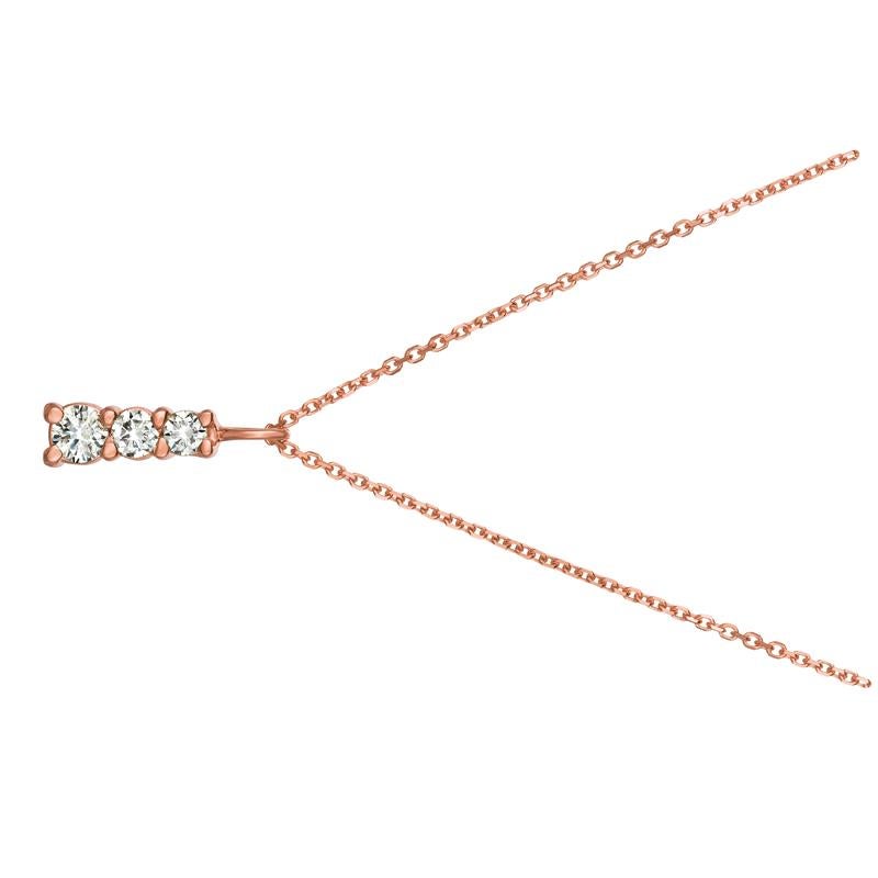 0.60 Carat Natural Diamond Necklace Pendant 14K Rose Gold G SI 18 inches chain

100% Natural Diamonds, Not Enhanced in any way Round Cut Diamond Necklace
0.60CT
G-H
SI
14K Rose Gold 3 gram
11/16 inches in length, 3/16 inches in width
3