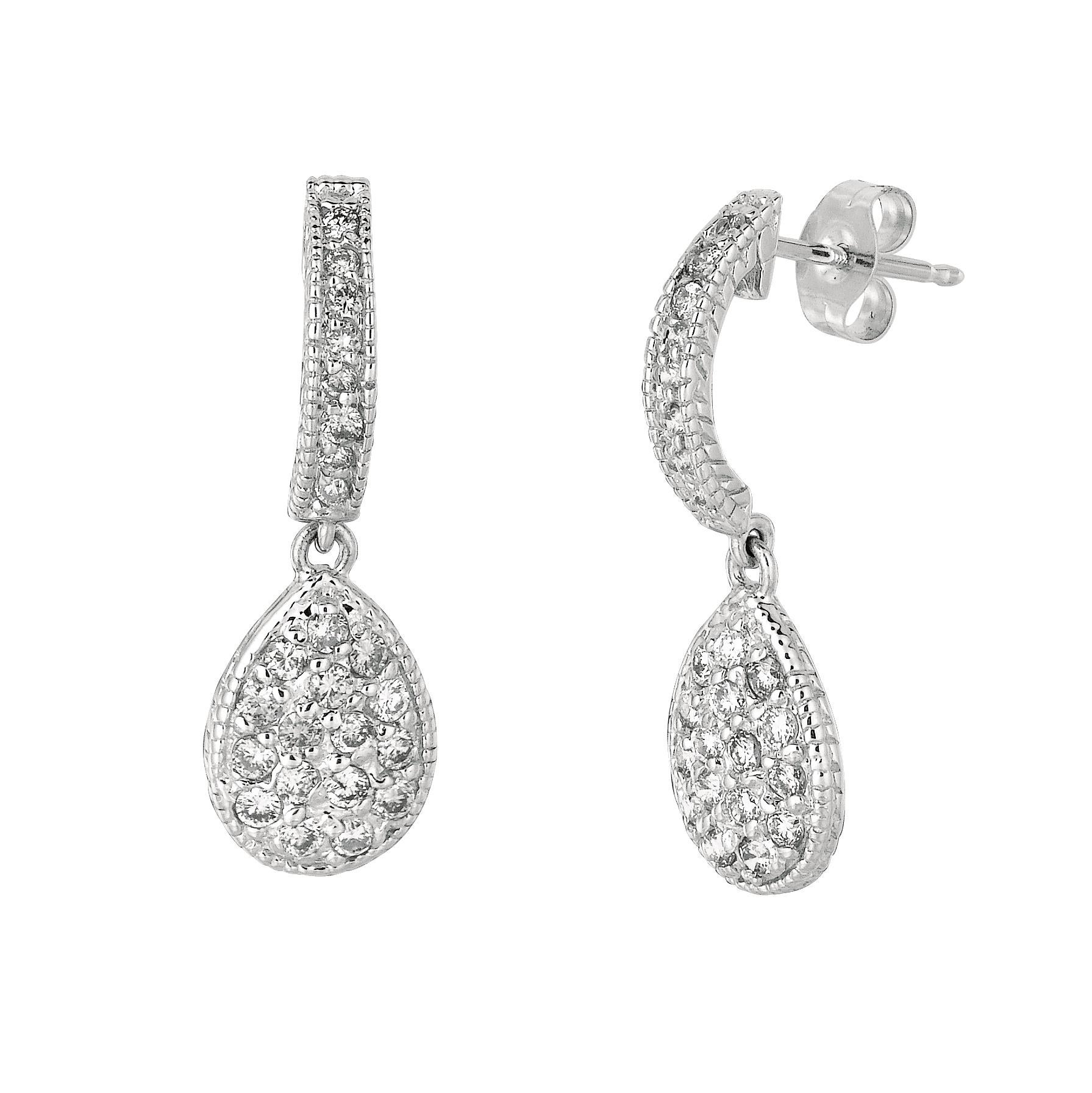 
0.60 Carat Natural Diamond Earrings G SI 14K Yellow Gold

    100% Natural, Not Enhanced in any way Round Cut Diamond Earrings
    0.60CT
    Color G-H 
    Clarity SI  
    14K White Gold  1.90 grams, Pave style 
    7/8 inch in height, 5/8 inch