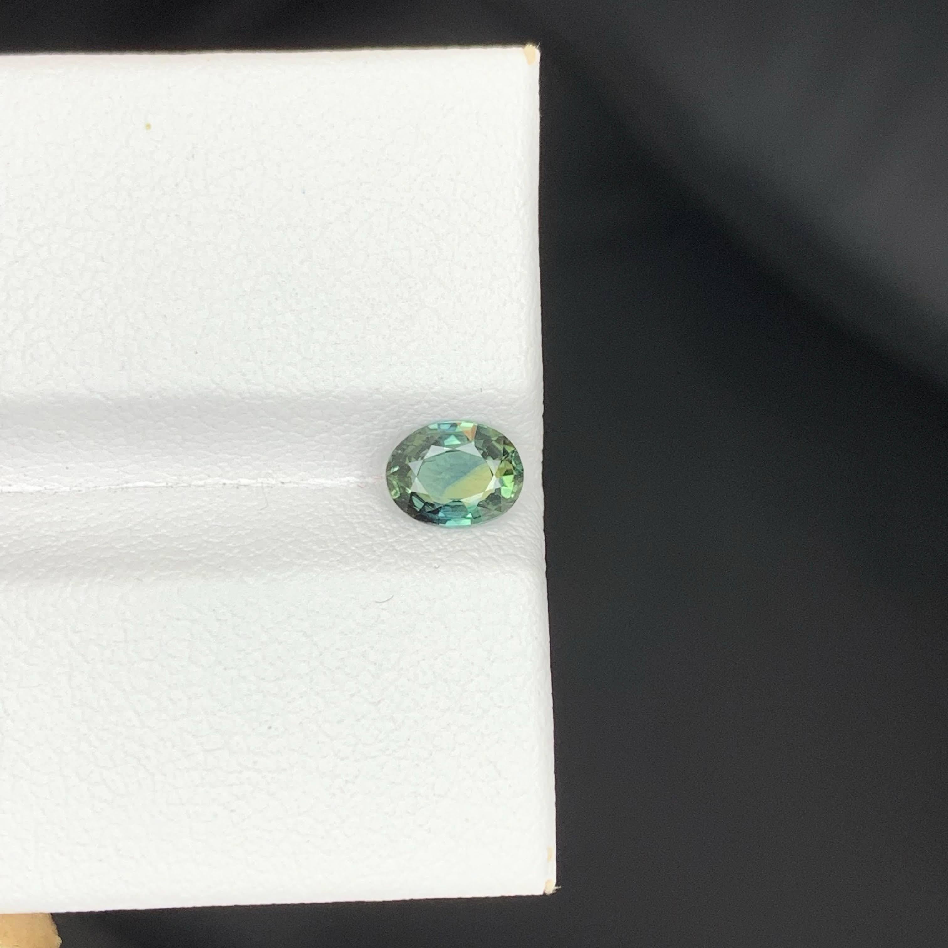 0.60 Carat Natural Loose Bicolor Parti Sapphire Stone Oval Sri Lankan Gemstone en vente 2