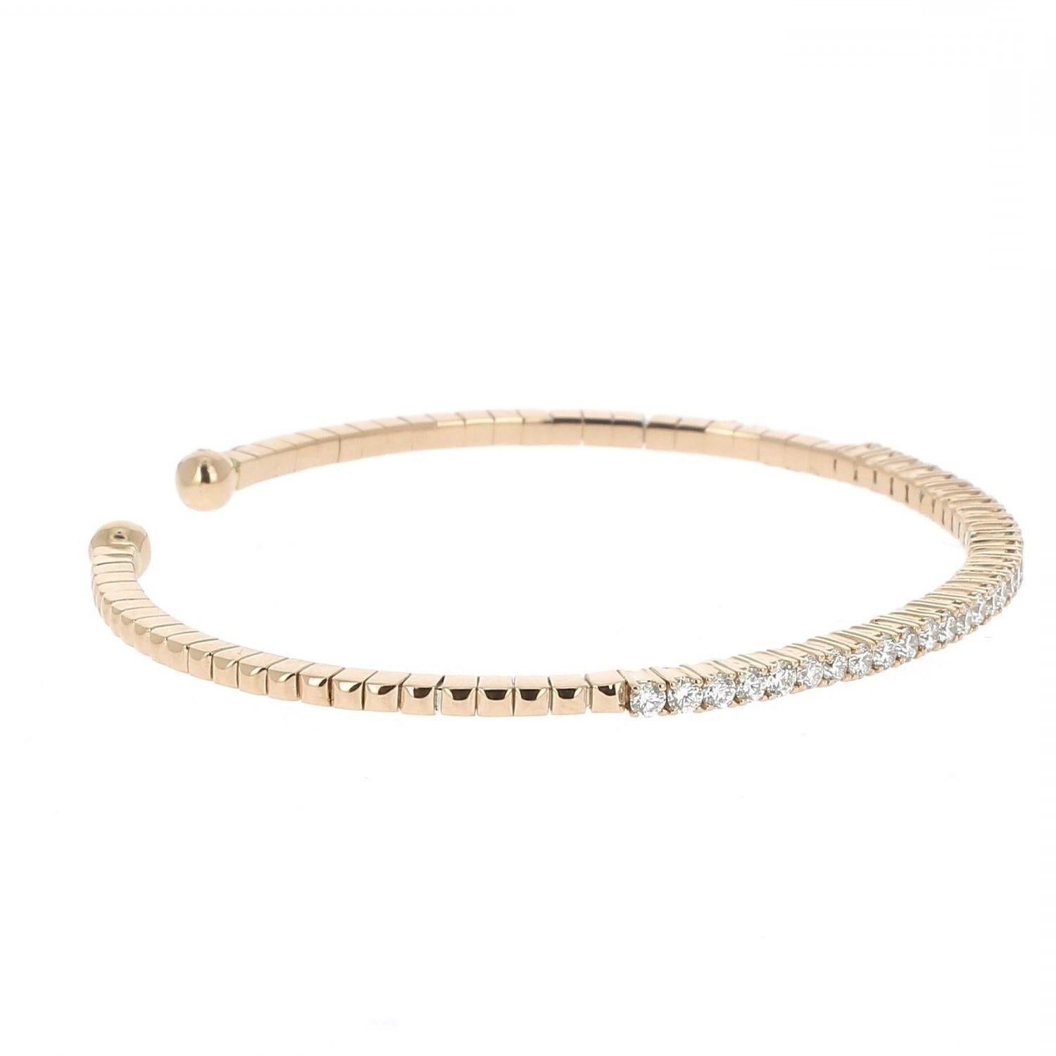 rose gold tennis bracelet
