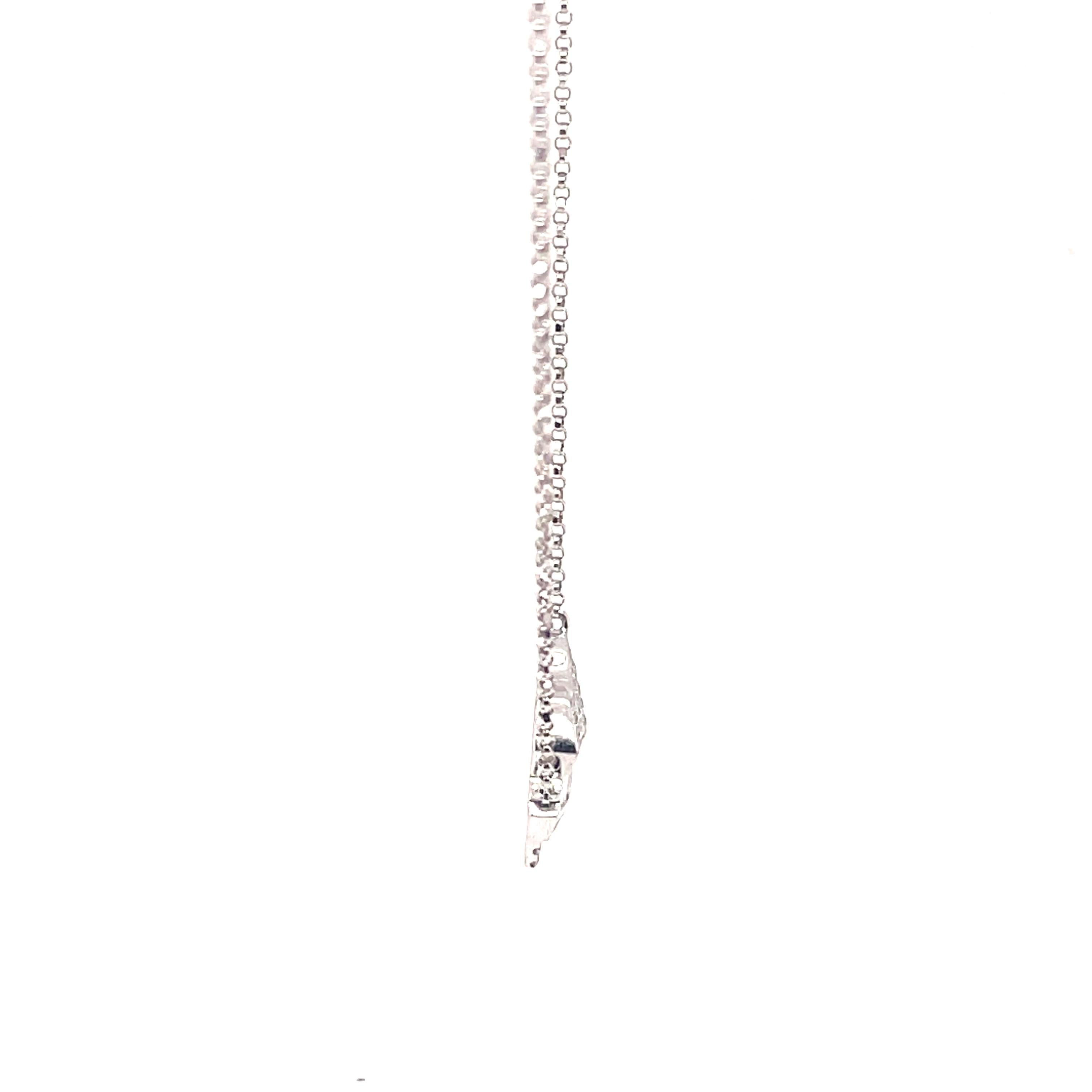 swarovski piano necklace