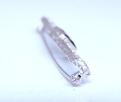 0.60ct Natural Sapphires Edwardian Revisit Deco Pin / Hair Clip 12560