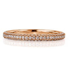 0.60ct Round Brilliant Cut Diamond Wedding Band