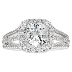 0.61 Carat Diamond Vow Collection Ring in 14K White Gold