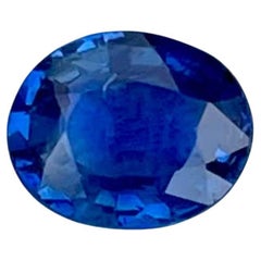 0.61 Carats Soft Blue Sapphire Stone Oval Cut Sri Lankan Gemstone