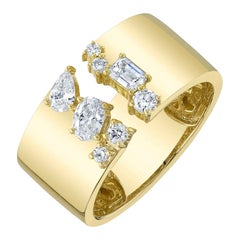 0.61ct Mixed Shape Diamond Cigar Band