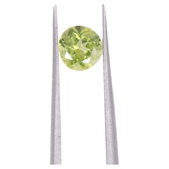 Gema suelta de peridoto de 0,62 quilates  Redondo 5 mm