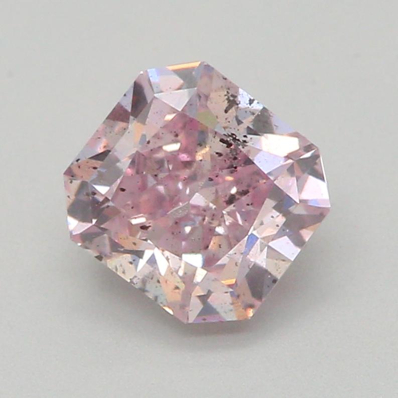 *100% NATURAL FANCY COLOUR DIAMOND*

✪ Diamond Details ✪

➛ Shape: Radiant
➛ Colour Grade: Fancy Brownish Purplish Pink
➛ Carat: 0.63
➛ Clarity: I1
➛ GIA Certified 

^FEATURES OF THE DIAMOND^

Our fancy brownish purplish pink diamond is an
